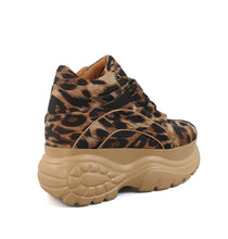 Load image into Gallery viewer, Women's Platform Sneakers Leopard Chunky Causal Shoes