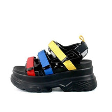 Load image into Gallery viewer, Women's Fashion Platform Casual Leather Buckle Chunky Sandals