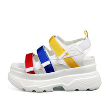 Load image into Gallery viewer, Women's Fashion Platform Casual Leather Buckle Chunky Sandals